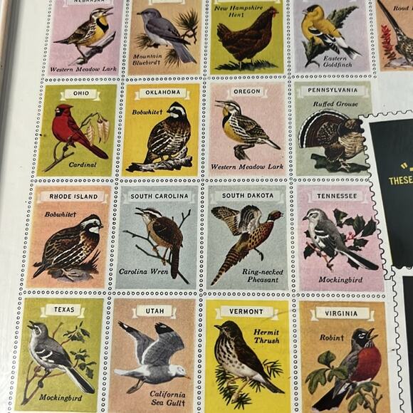 Vintage 1950? Saturday Evening Post Ethyl Gasoline Bird Stamp Advertisement - Picture 6 of 14